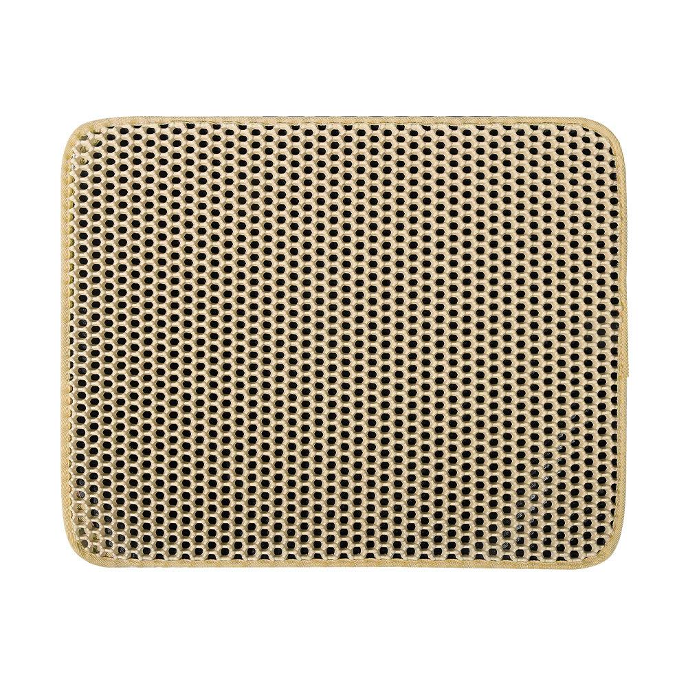 Cat Litter Mat Water Urine Proof Double Layer Pet Foldable Cat Litter Trapping  Pet Carpet Bed Pads For Cats Pet Clean Supplies