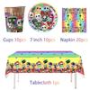 DANDY's World Theme Birthday Disposable Tableware Plate Banner Backdrop Cups Napkins Party Decor Balloon Cake Topper Gifts Props