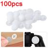 100 Peças/saco Tampas de Plástico para Porcas e Parafusos Protetores Externos Práticos Parafusos Autoatarraxantes Capa Decorativa Ferragens para Móveis