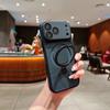The New Heat Dissipation Magnetic Suction Bracket Is Suitable for IPhone17 Pro Mobile Phone Case, Apple 16 Anti-drop All-inclusive Sheath.