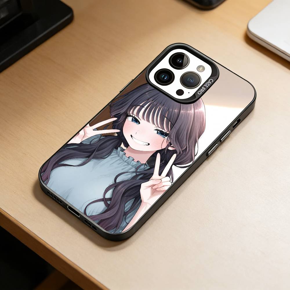 Kaoruko W-Waguri  Phone Case For iPhone 17,16,15,14,13,12,11 Plus,Pro Max,XS,Colorful Silver Black Cover