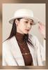 2026 Women's British Retro Wool Felt Hat - Autumn/Winter Flat Top, Brimmed, Casual Design