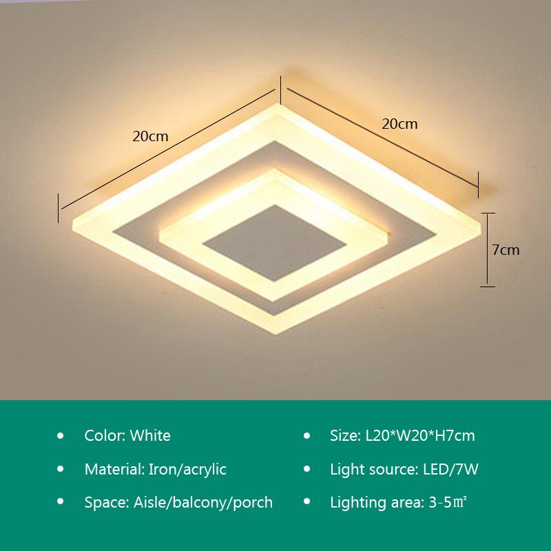 Modern LED Ceiling Lamp For Dining Living Room Bedroom Kitchen  Aisle Corridor Stairs Entrance Minimalist Style Home Decor Light