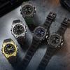 SANDA Fashion Trend Electronic Watch Multifunctional Waterproof Wristwatch
