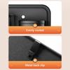 SEAMETAL  Car Seat Back Anti-Kick Mat Pu Leather Rear Seat Back Car Storage Bags Tissue Box Bottle Holder
