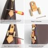 Punch-free Genuine Leather Shoulder Strap Transformation for Bag Straps Crossbody Conversion Hang Buckle Bag Accessories