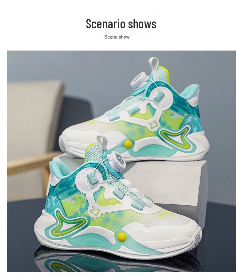 Jungen Basketballschuhe Herbst 2025 rutschfestes Mesh für große Kinder