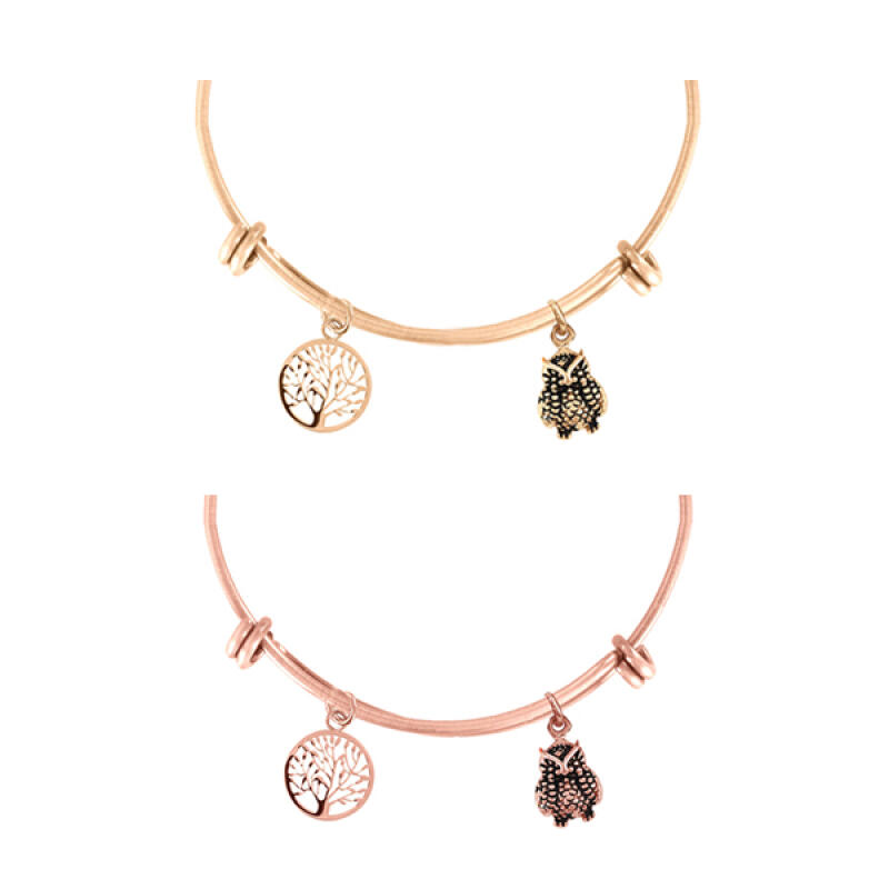 

[CO88] Little Angel Collection Bangle Bracelet 5. Butterfly (gold)