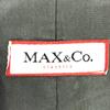 MAX&CO Made In Italy Tailored Jacket 44 Gray Women Used