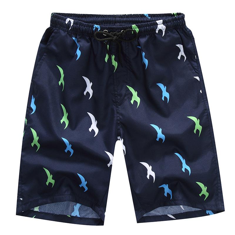 Quick-Dry Couple's Beach Shorts: Men's Breathable Swim Trunks & Women's Casual Printed Shorts