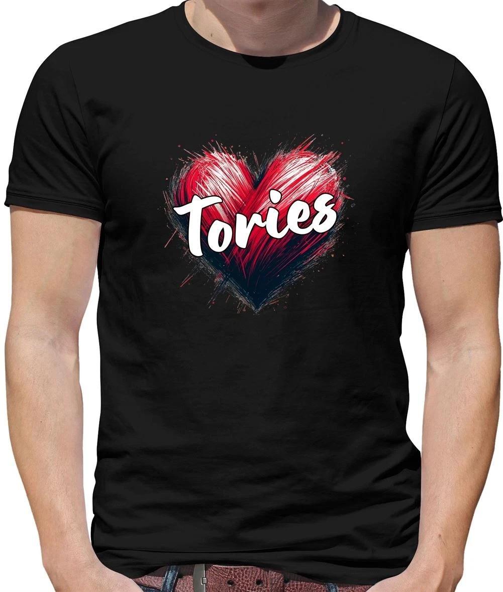 Love Tories - Mens T-Shirt - Labour Election Starmer Prime Minister PM XXL