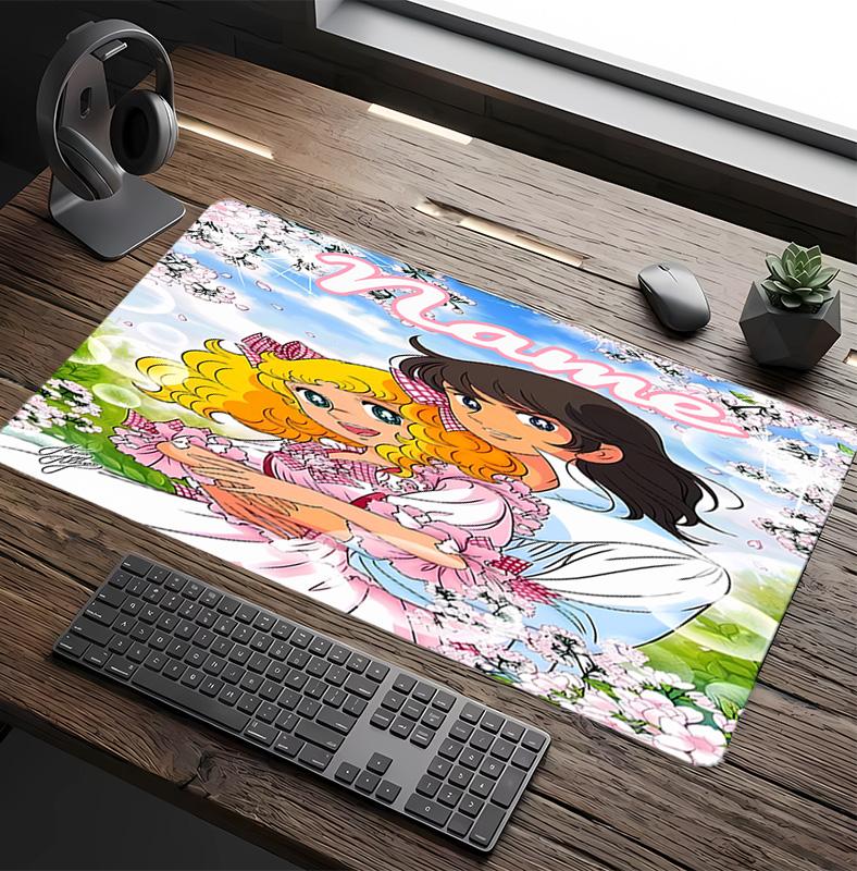 Customizable Name Candy Candy Pattern Gaming Mouse Pad-Non Slip Rubber Base,Perfect Gamers,Esports,Ideal Gift Gaming Enthusiasts