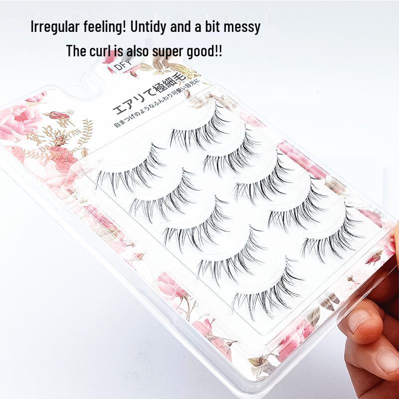 DFY-7 Transparent Soft Stem Comic A-Type Irregular Fairy Eyelashes