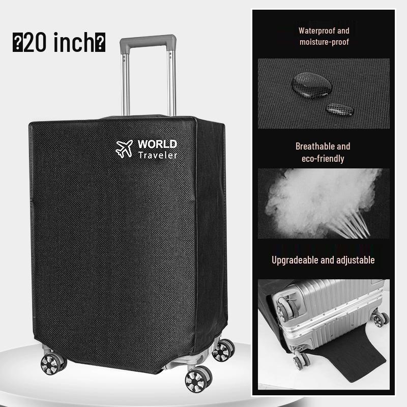 Leather Suitcase Trolley Protector: Wear-Resistant, Transparent, Dust Cover for Check-in Luggage