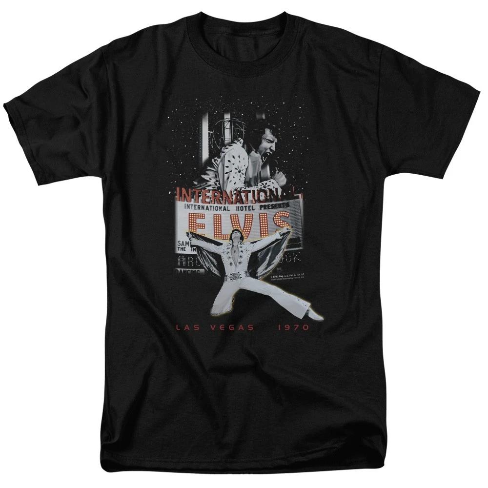 Elvis Presley - Las Vegas - Unisex Short Sleeve Children s T-shirt - Black 110