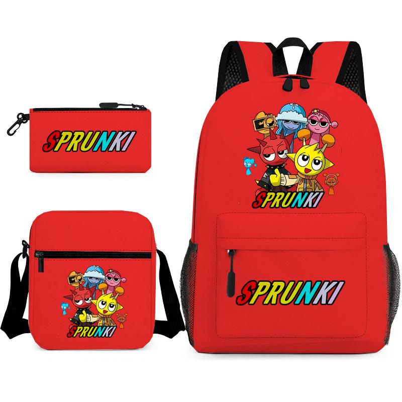 Peripheral Heat Transfer Rhythm Box Cartoon Animation Primary School Students Third Grade Light Load Reduction Large Capacity Backpack L