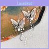 Exquisite New Chinese Style Butterfly Tassel Earrings Simple And Elegant Alloy Material
