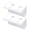 2PCS Electric Toothbrush Holder Acrylic Wall Mounted Electric Toothbrush Stand with Cord Organizer for Bathroom Vanity
