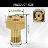 Portable Sturdy Acetylene Cylinders Adapter CGA 520 to CGA 200 Enhances Work Efficiency for Regulator Fittings
