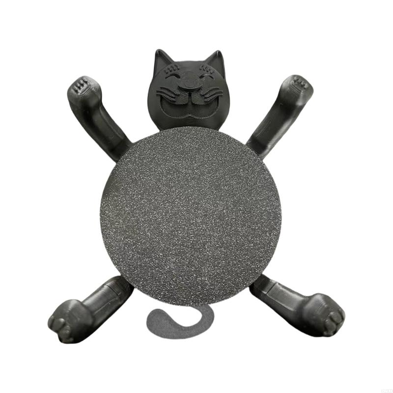62KD Creative Cats Coasters Drink Holder Elegant Coffee Table Decors Nonslip Cup Mat Housewarmings Gift For Pet Lover