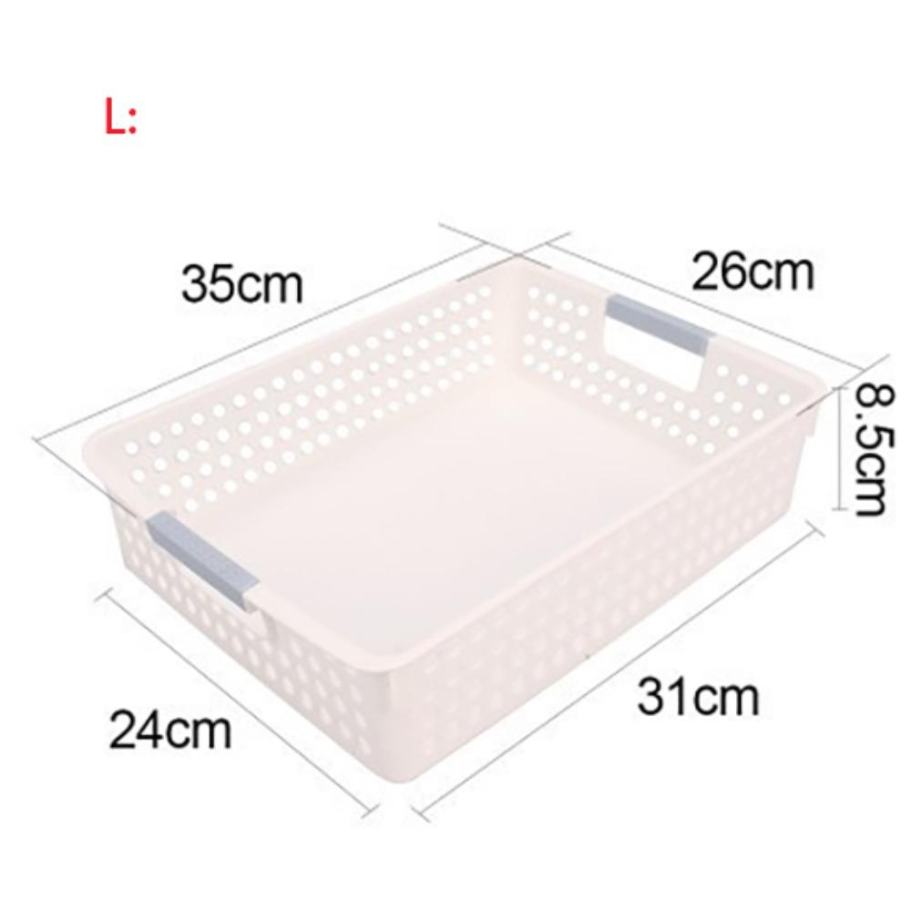 Plastic Desktop Storage Basket Multipurpose Rectangular Storage Basket Storage Basket  Toy Storage
