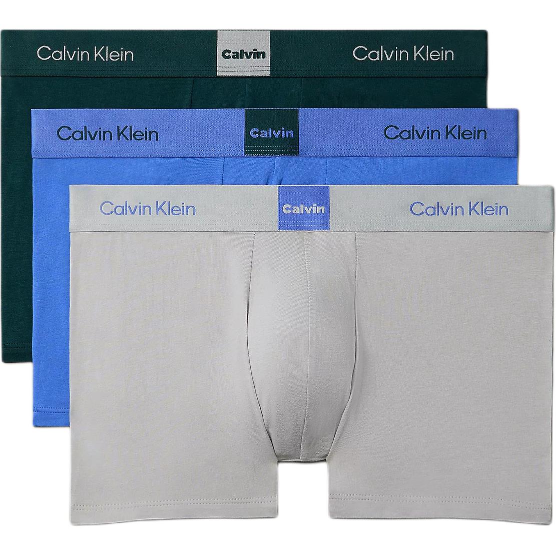 Calvin Klein Letter Waistband Breathable Smooth Swim Trunks Men swimwear LV00NB4476-3U5 S