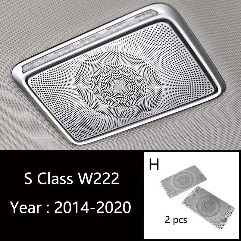 Painel de Porta-Copos da Console Central Estrutura da Alavanca de Câmbio Capa Decorativa Acessórios de Decoração Para Mercedes Benz Classe S W222 S320 S350