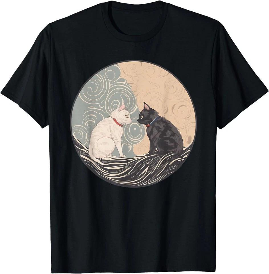 Футболка с кошками в стиле Укиё-э 3XL