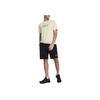 Reebok Logo Printed Sports Casual Fitness Training Knit Short Sleeve T-Shirt Men Tops Gray 24SRM417MGG0