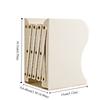 Foldable Display Bookshelf Retractable Bookstand Multifunction File Sorter Rack  Book Holder