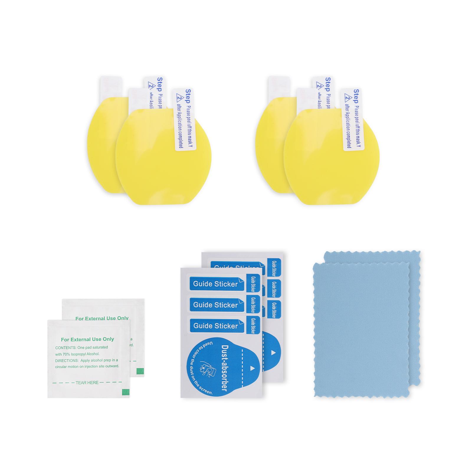 

4 шт. Защитная пленка для экрана VR с защитой от царапин, защитная пленка для линз, блокирующая синий свет, для очков PS VR2, износостойкая пленка