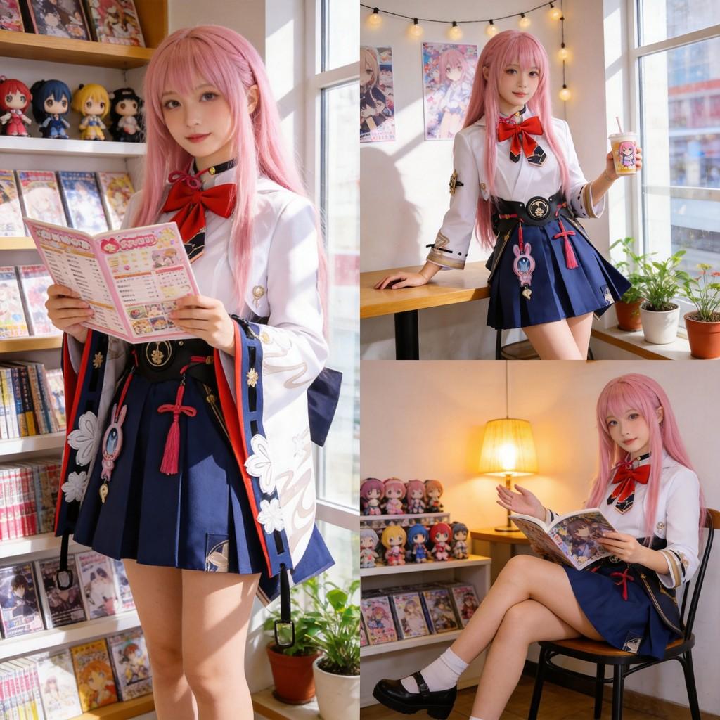 Honkai Star Rail Evanescia Cosplay Costume With Accessories For Anime Role Play