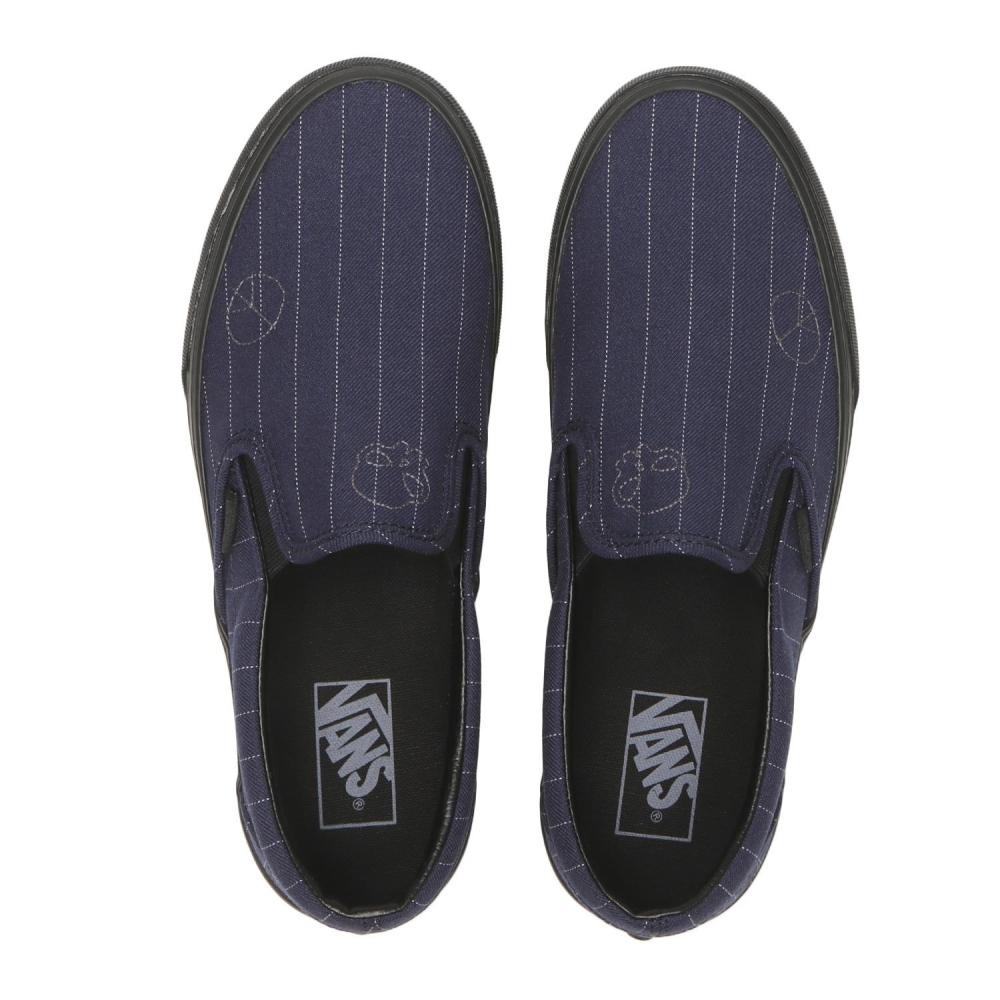 Vans Slip On Wool Navy Blk Vn000bvzngv Wool Navy Blk