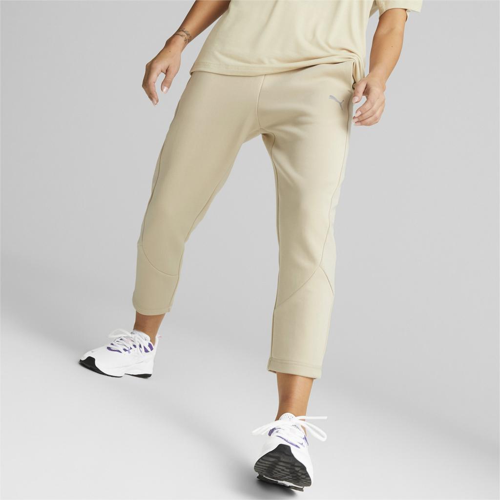 Puma EVOSTRIPE women's sweatpants beige 67311888 r S