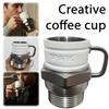 Spark Plug Mug Industrial Coffee Cup For Car Enthusiasts Collectors Mechanics Home Office Desk Garage Display Birthday Gift