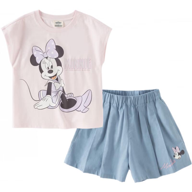 DAVE&BELLA Disney Girls  Cool Summer Shorts Set 130