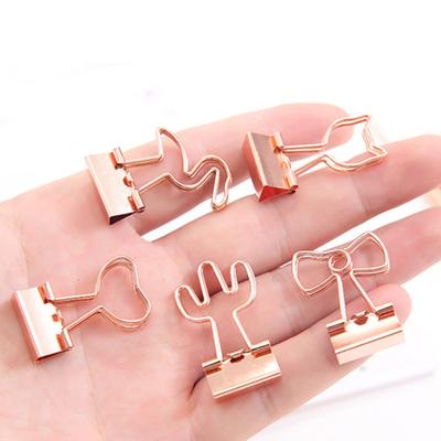 6 Adet Metal Kağıt Klipsi Sevimli Hayvan Şekilli Okul Ofis İçin Bağlayıcı Kelepçeler Renkli Belge Fotoğraf Tutucuları