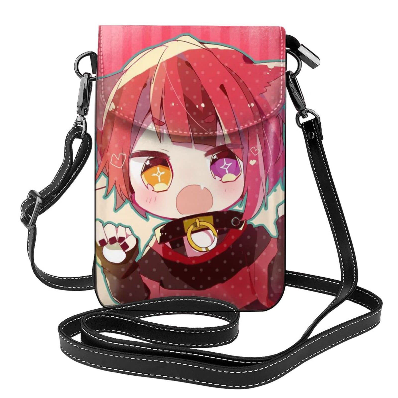 

Popular Genuine Leather Smartphone Pouch with Anime Prince and Character Shoulder Slim Mini Pouch for Men and Crossbody Bag [JMI] Designs, Bag, Women, чорний
