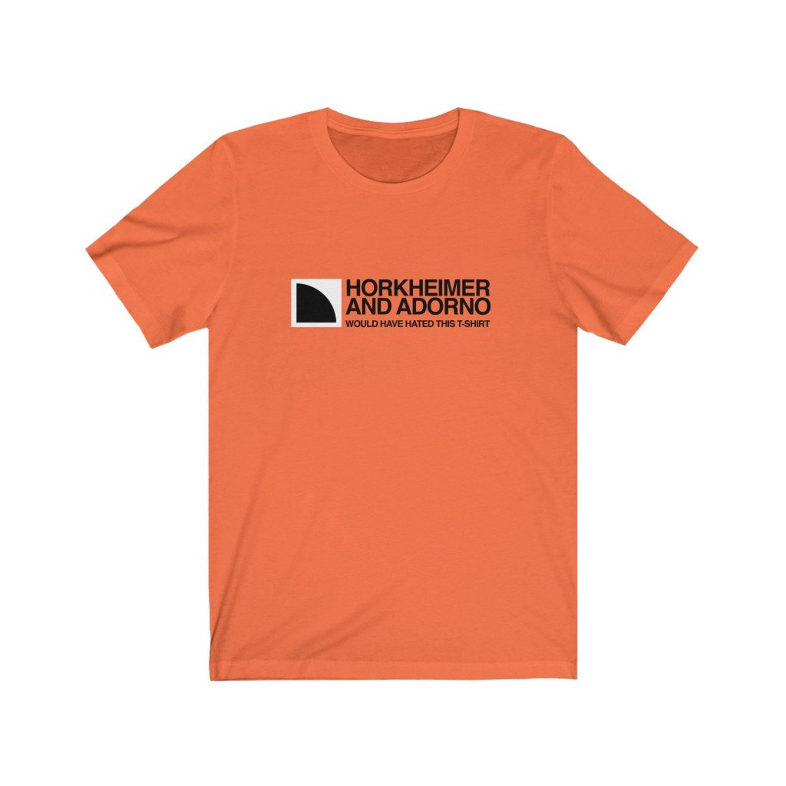 Horkheimer and Adorno Dialectic of Enlightenment Philosophy T-shirt M