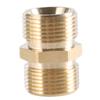Accoppiatore in Ottone per Idropulitrice, Connessione Maschio M22-15mm M22-14mm, Adattatori Connettori per Estensione Tubo Heavy Duty,
