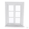 Handmade Wood Window Furnishings for Doll Room/ Bedroom/ Dining Room, 3pcs Set