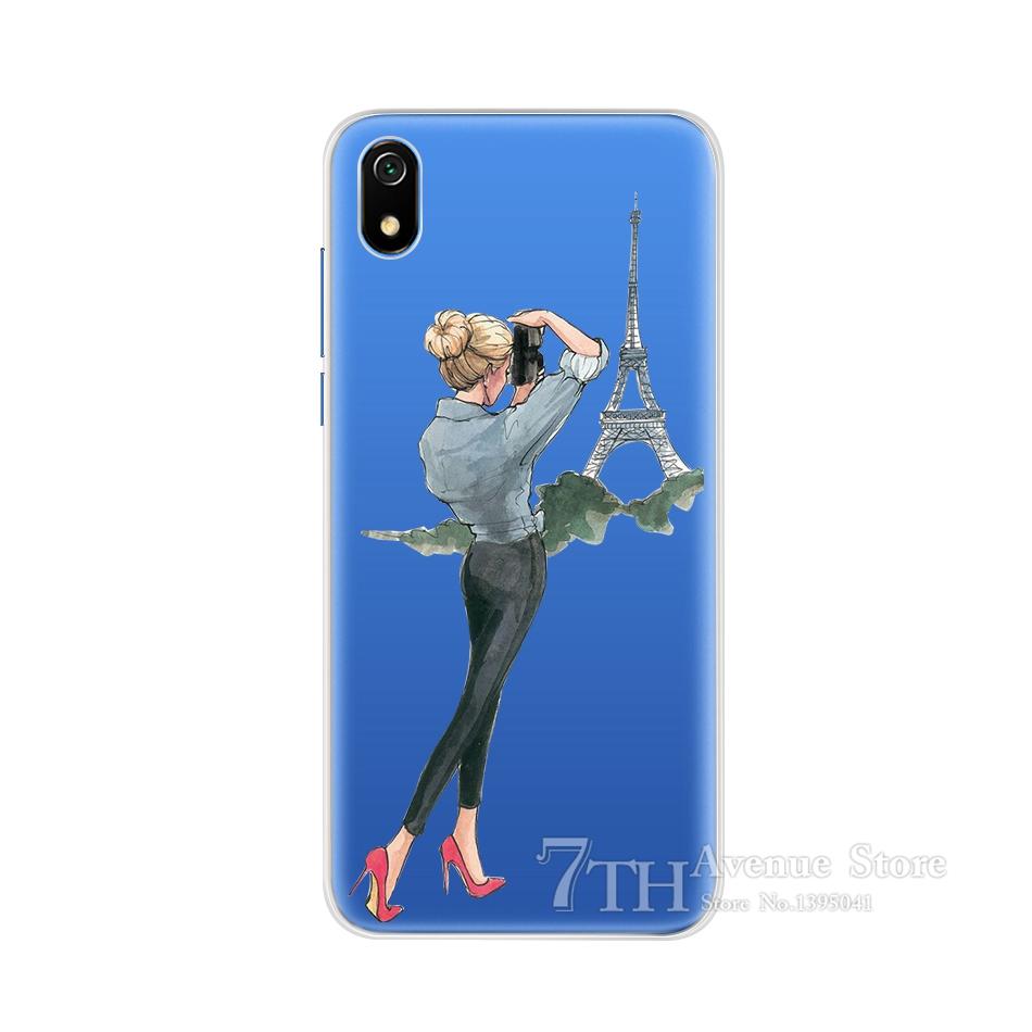 Soft TPU Case For Huawei Y5 2019 Cartoon Silicone Back Cover Phone Case For Huawei Y5 2019 Y 5 Y52019 AMN-LX9 Cover Capa Rose