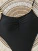 Tanga Sexy Dámské Jednodílné Plavky Plavky Ženské Push Up Jednobarevné Biquini Monokini Plavecký Oblek Plavky Plážové Oblečení