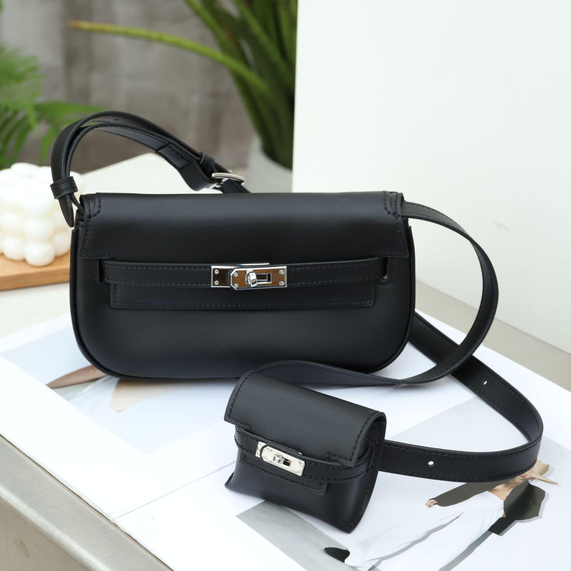 

Женская сумка-мессенджер Twin Dumpling из натуральной кожи высшего качества: Модная сумка-седло, универсальная сумка через плечо, нагрудная и поясная сумка 20cm x 8cm x 13cm