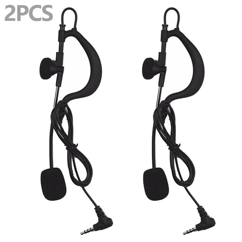 Bike Referee Motorcycle Helmet Headphones 3.5mm Jack Headset Microphone Spring/Straight Wire For EJEAS Vnetphone V6C XiNOWy V4C Helmet Communication