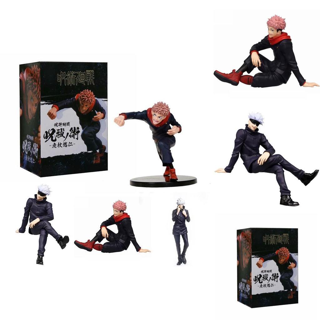 Stunningly Detailed Jujutsu Kaisen Action Figure Featuring Yuji Itadori And Satoru Gojo