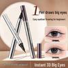 Mark Andy Schnelltrocknender Wasserdichter Eyeliner Stift: Ultrafein, Langanhaltend, Wischfest für Anfänger zur Definition der Wasserlinie & Unteren Wimpern.