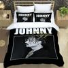 Johnny Depp Pattern Quilt Cover With Pillowcases 3D Digital Printed Bedding Set Twin Full Queen King Gift