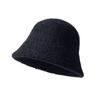 Winter Fuax Lamb Fur Fisherman Hat fro Women warm Wool Ear Protection Cap Windproof Female Panama Caps Foldable Women Bucket Hat
