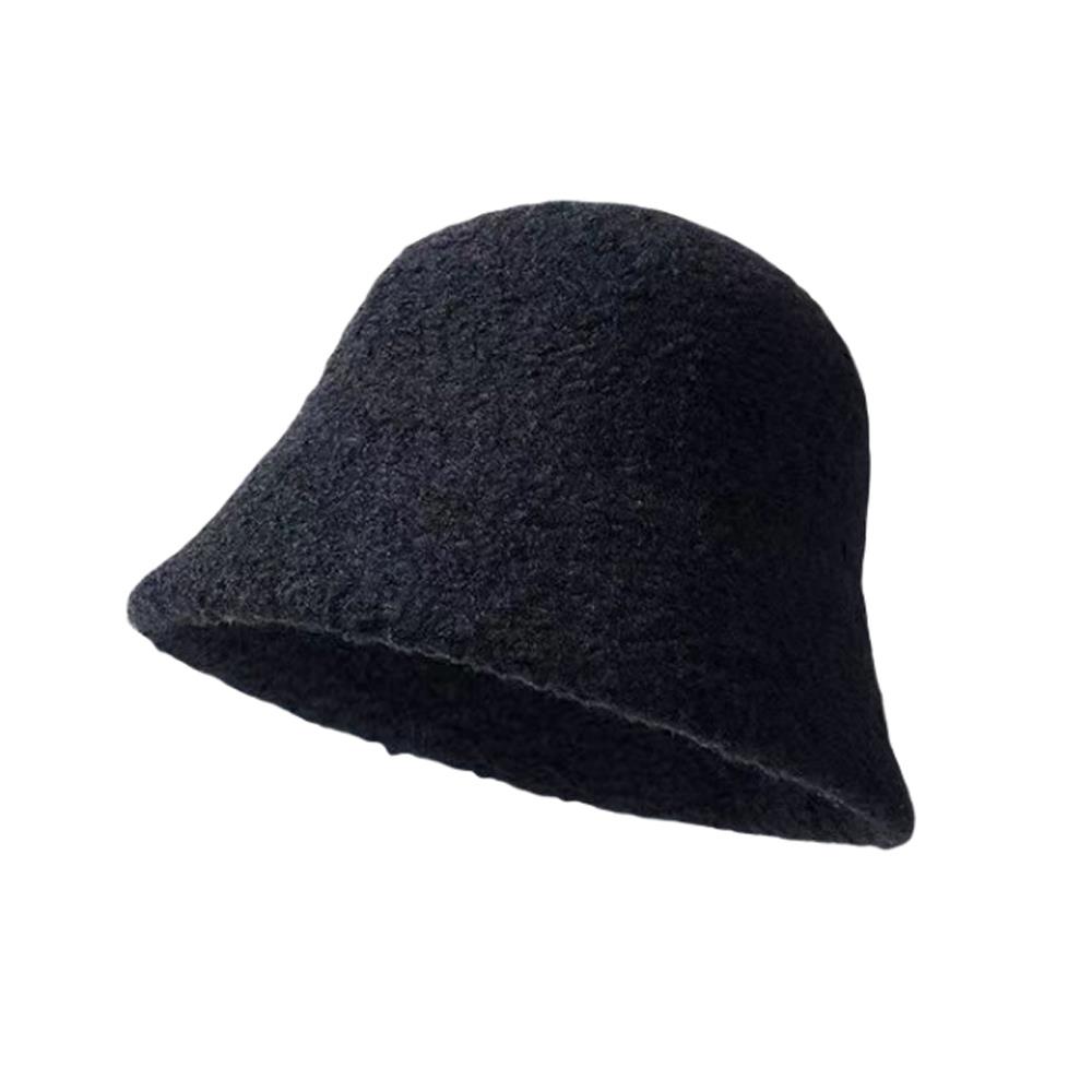 Winter Fuax Lamb Fur Fisherman Hat fro Women warm Wool Ear Protection Cap Windproof Female Panama Caps Foldable Women Bucket Hat